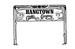 HANGTOWN CATTLE COMPANY HOYT'S CHOICE BRAND logo