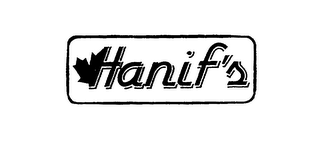 HANIF'S logo