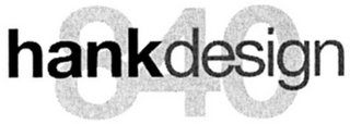 HANK DESIGN 840 logo