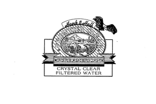 HANK & HAL'S FRONTIER CLEAR PURE AMERICAN CRYSTAL CLEAR FILTERED WATER logo