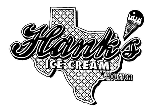 HANK'S ICE CREAM HOUSTON logo