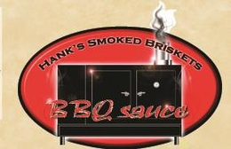 HANK'S SMOKED BRISKETS BBQ SAUCE logo