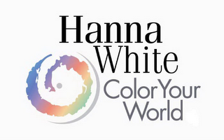 HANNA WHITE COLOR YOUR WORLD logo