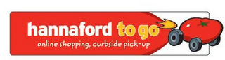 HANNAFORD TO GO ONLINE SHOPPING, CURBSIDE PICK-UP logo