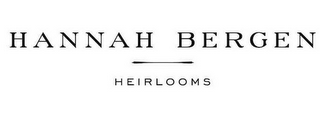 HANNAH BERGEN HEIRLOOMS logo