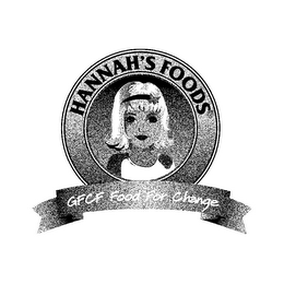 HANNAH'S FOODS GFCF FOOD FOR CHANGE logo