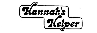 HANNAH'S HELPER logo