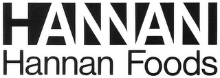 HANNAN HANNAN FOODS logo