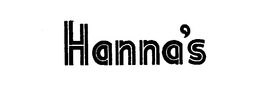 HANNA'S logo