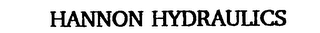 HANNON HYDRAULICS logo