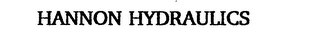 HANNON HYDRAULICS logo