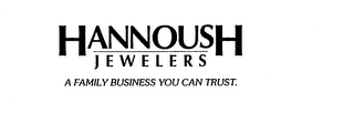 HANNOUSH JEWELERS A FAMILY BUSINESS YOU CAN TRUST. logo