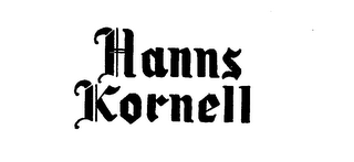 HANNS KORNELL logo