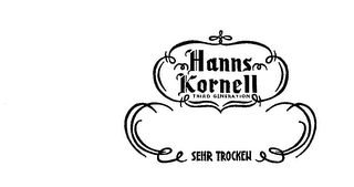 HANNS KORNELL THIRD GENERATION SEHR TROCKEN logo