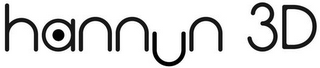 HANNUN 3D logo