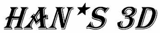 HAN'S 3D logo