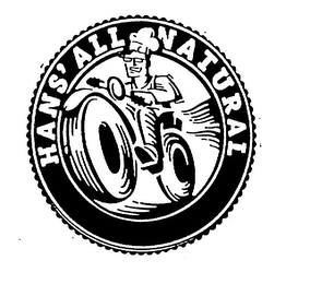 HANS' ALL NATURAL logo