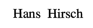 HANS HIRSCH logo