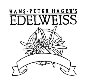 HANS-PETER HAGER'S EDELWEISS logo