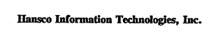 HANSCO INFORMATION TECHNOLOGIES, INC. logo