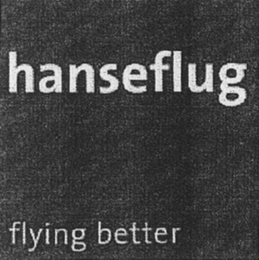 HANSEFLUG FLYING BETTER logo