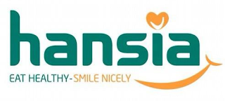 HANSIA EAT HEALTHY-SMILE NICELY logo