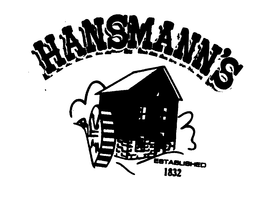 HANSMANN'S ESTABLISHED 1832 logo