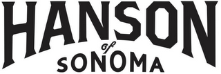 HANSON OF SONOMA logo