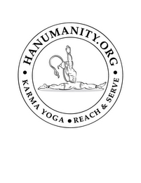 HANUMANITY.ORG KARMA YOGA REACH & SERVE logo