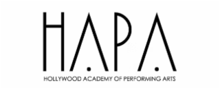 HAPA HOLLYWOOD ACADEMY OF PERFORMING ARTS logo