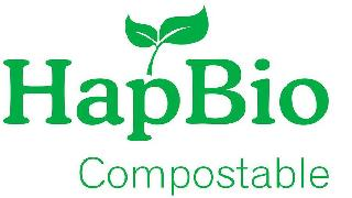 HAPBIO COMPOSTABLE logo