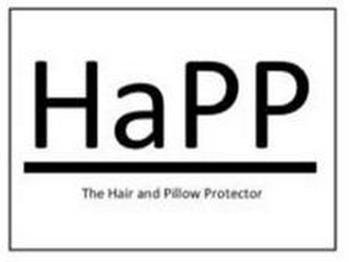 HAPP THE HAIR AND PILLOW PROTECTOR logo