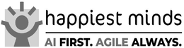 HAPPIEST MINDS AI FIRST. AGILE ALWAYS. logo