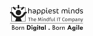 HAPPIEST MINDS THE MINDFUL IT COMPANY BORN DIGITAL. BORN AGILE. logo