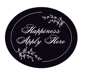 HAPPINESS APPLY HERE logo