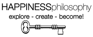 HAPPINESSPHILOSOPHY EXPLORE - CREATE - BECOME! logo