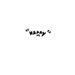 "HAPPY" logo
