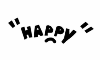 "HAPPY" logo