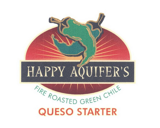 HAPPY AQUIFER'S FIRE ROASTED GREEN CHILE QUESO STARTER logo