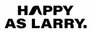HAPPY AS LARRY. logo