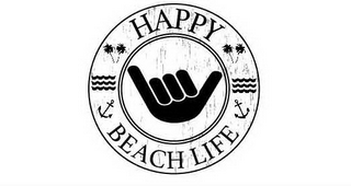 HAPPY BEACH LIFE logo