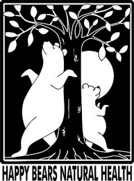 HAPPY BEARS NATURAL HEALTH logo