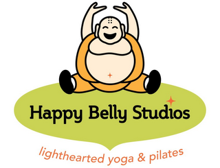 HAPPY BELLY STUDIOS LIGHTHEARTED YOGA & PILATES logo