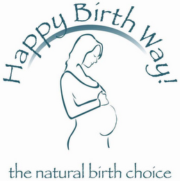 HAPPY BIRTH WAY!THE NATURAL BIRTH CHOICE logo