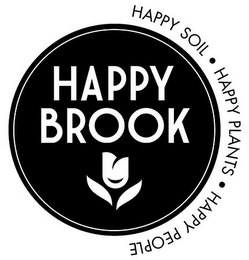 HAPPY BROOK HAPPY SOIL HAPPY PLANTS HAPPY PEOPLE logo