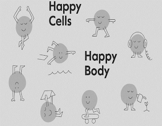 HAPPY CELLS HAPPY BODY logo