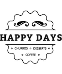 HAPPY DAYS CHURROS DESSERTS COFFEE logo