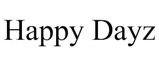 HAPPY DAYZ logo
