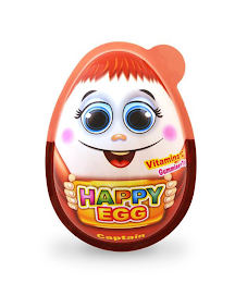 HAPPY EGG CAPTAIN VITAMIN C GUMMIES + TOYS logo