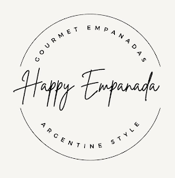 HAPPY EMPANADA GOURMET EMPANADAS ARGENTINE STYLE logo